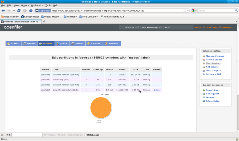 New partition